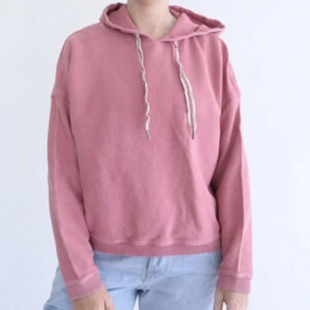 Aerie Corded Pink Pullover